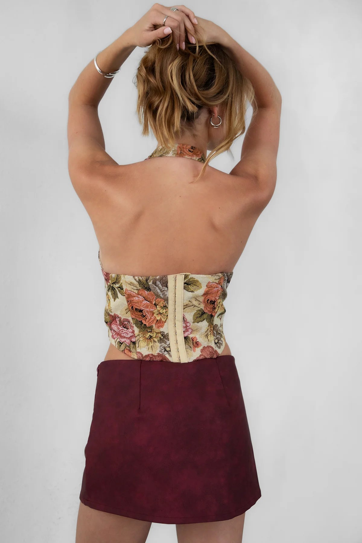 Isarella floral tapestry halter
