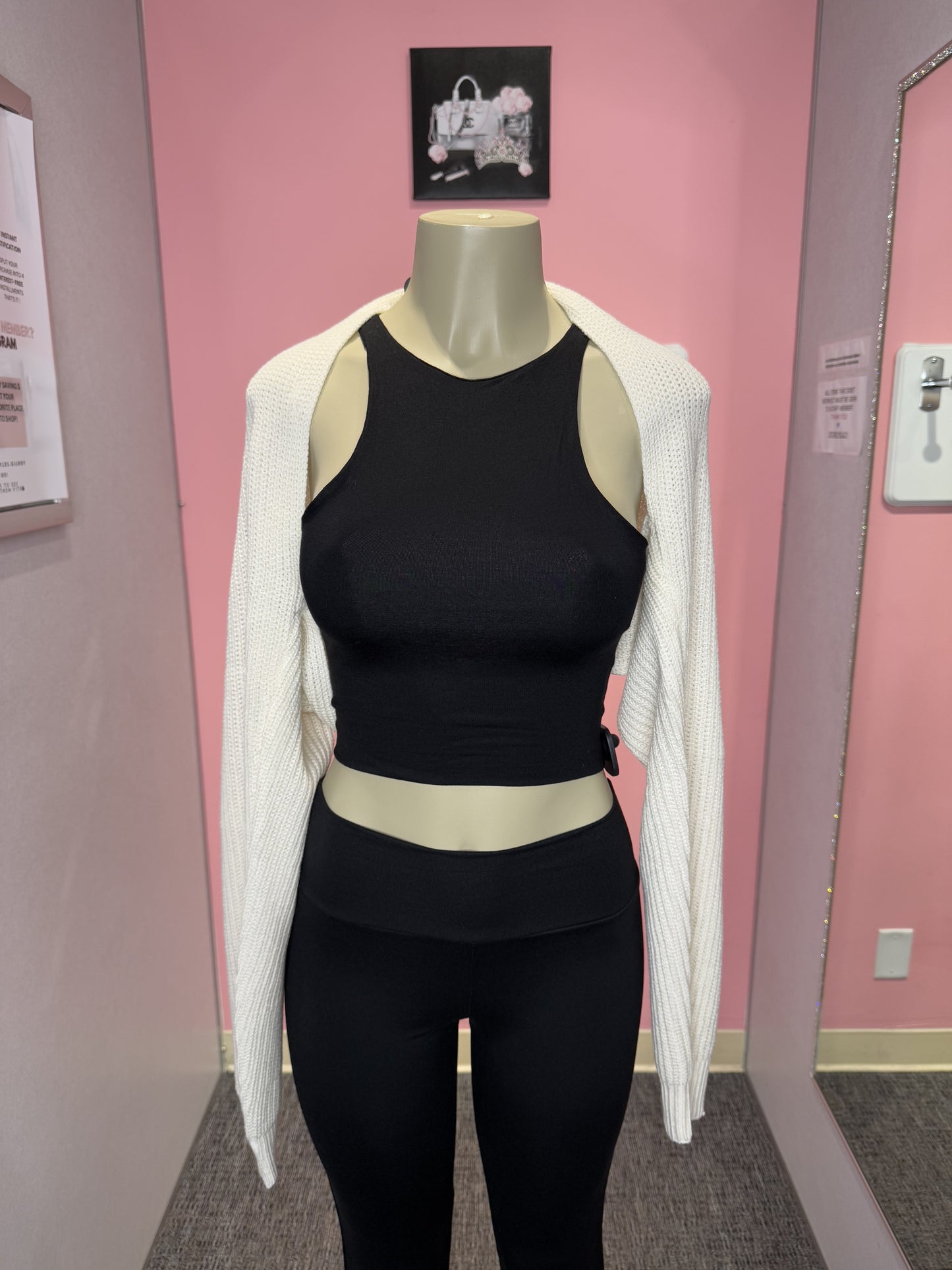 Ivory shrug cardigan
