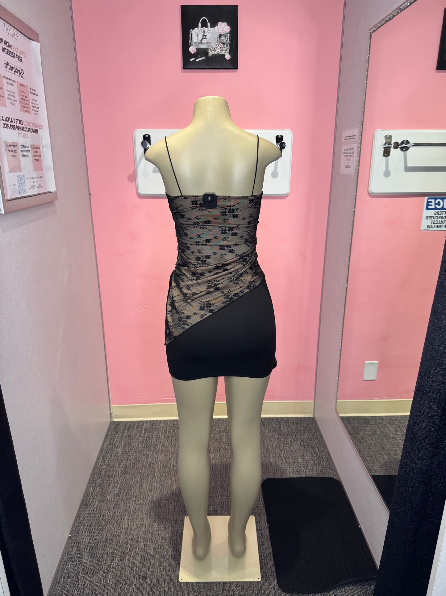 Missy mesh lace top