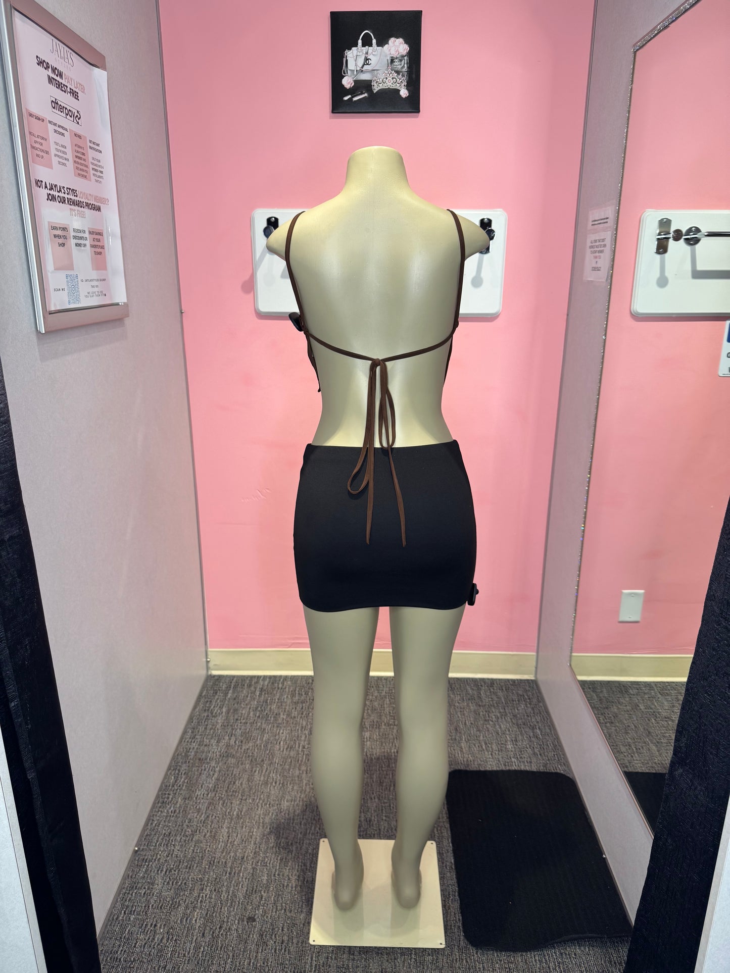 Tina brown open back top