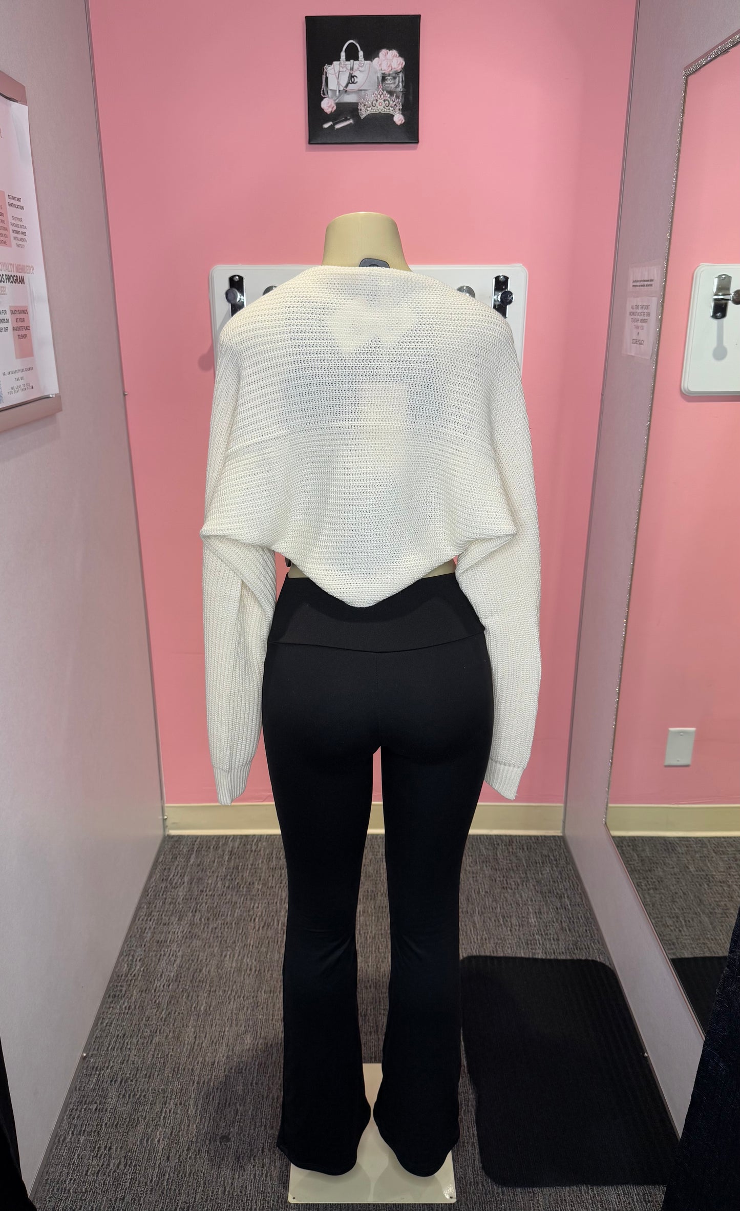 Ivory shrug cardigan