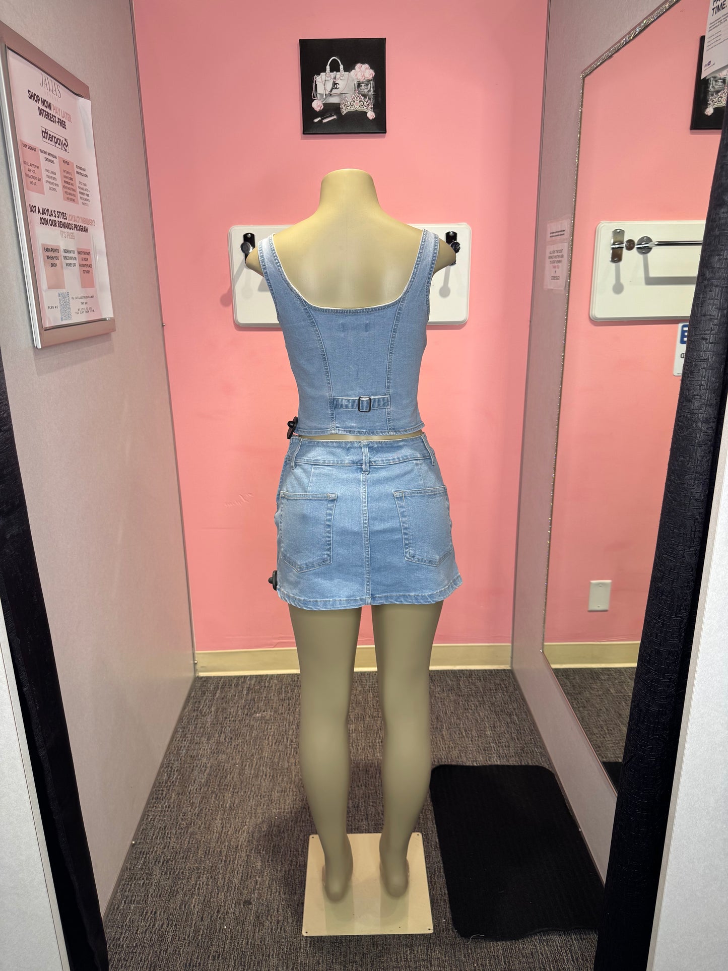 Jessica LT. Blue skort