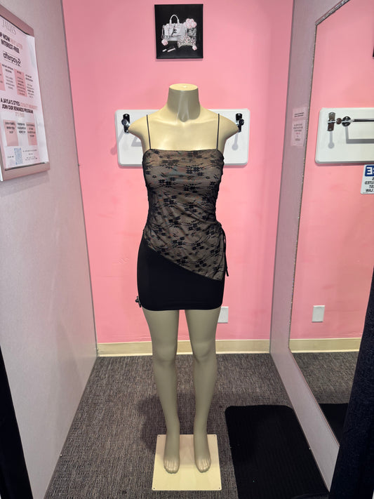 Missy mesh lace top