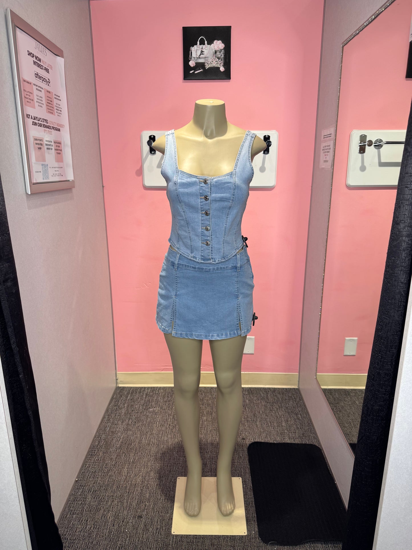 Jessica LT. Blue skort
