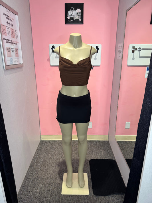 Tina brown open back top